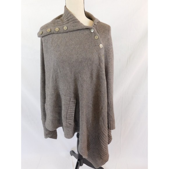 Oonagh by Nanette Lepore Oversized Poncho Sweater Small - Picture 3 of 9